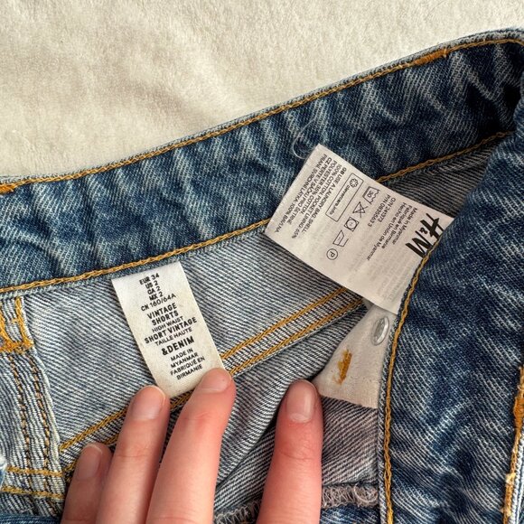 H&M Frayed Jean Shorts - Picture 3 of 4